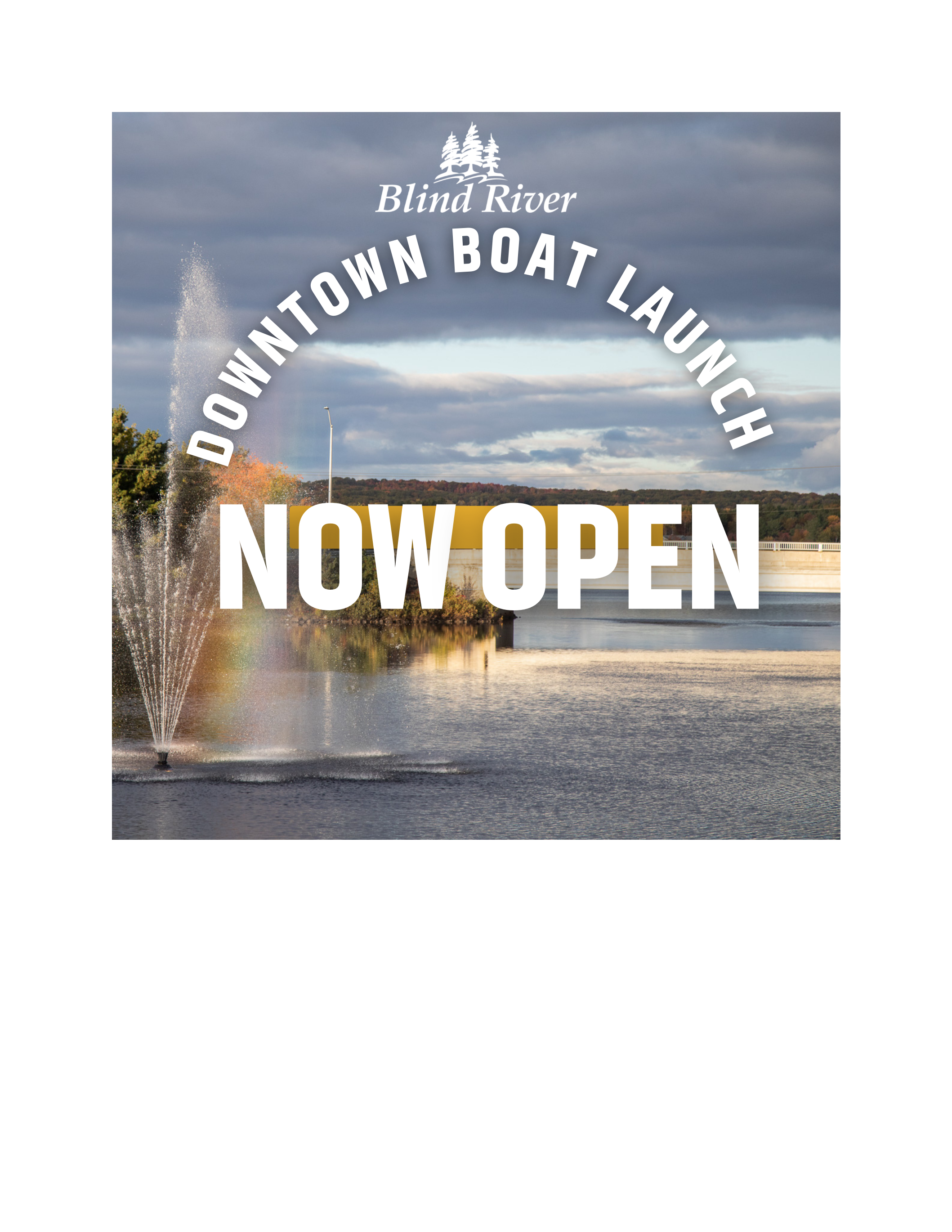 boat launch open poster