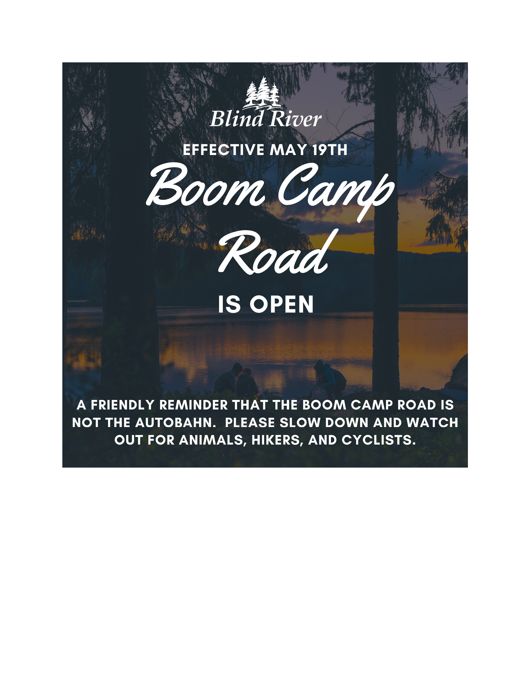 boom camp road open poster