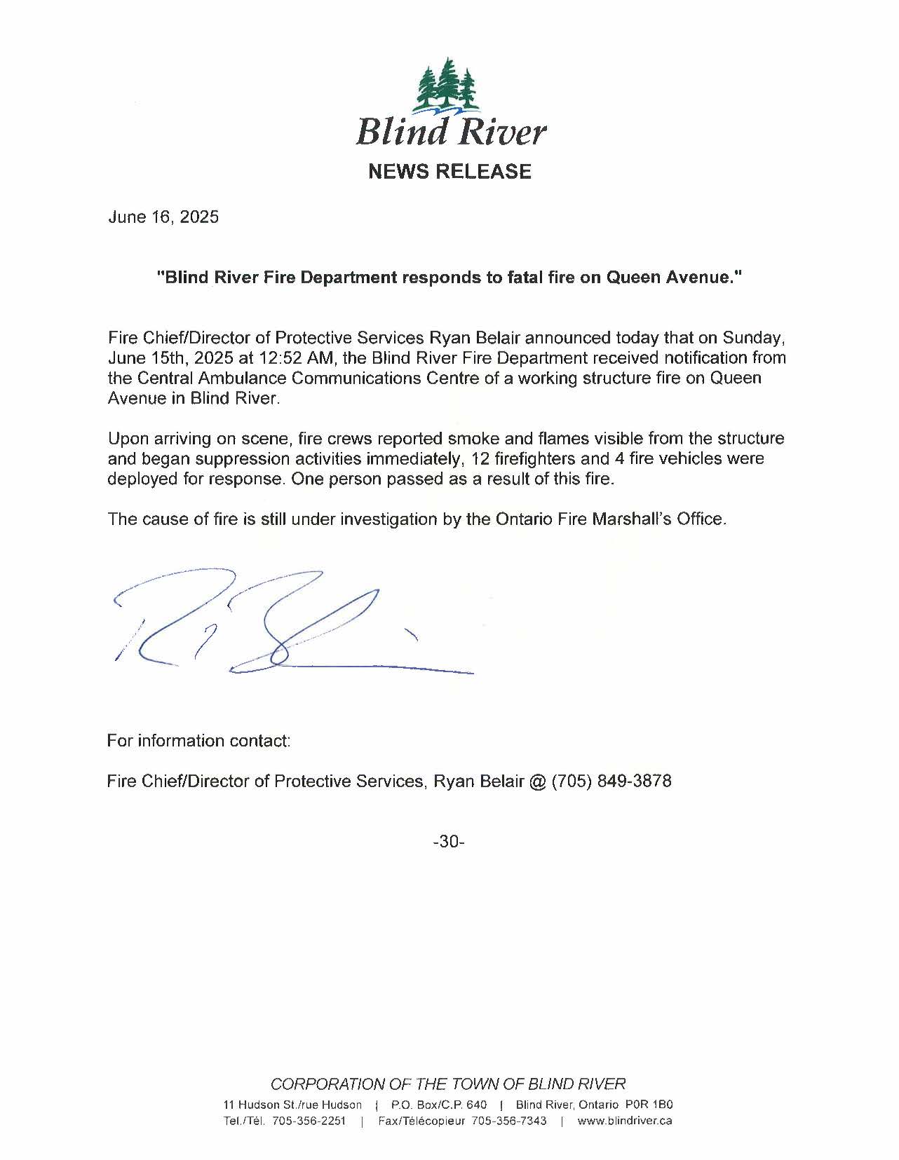 News Release