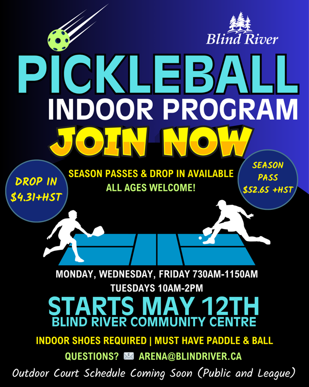Pickleball Indoor Program
